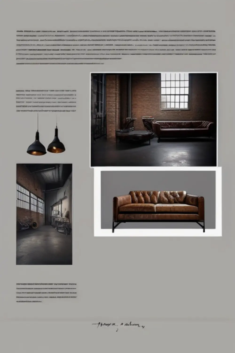 Industrial Loft Photography Studio: Moody Elegance - ai prompt image generator example